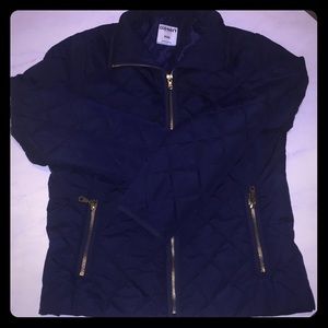 Old Navy Navy Blue Quilted Puffer Jacket